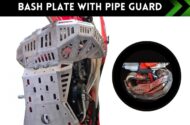 MitigatorSkid Plate (Bash Plate) With Pipe Guard Fits Beta RR 2015-2024